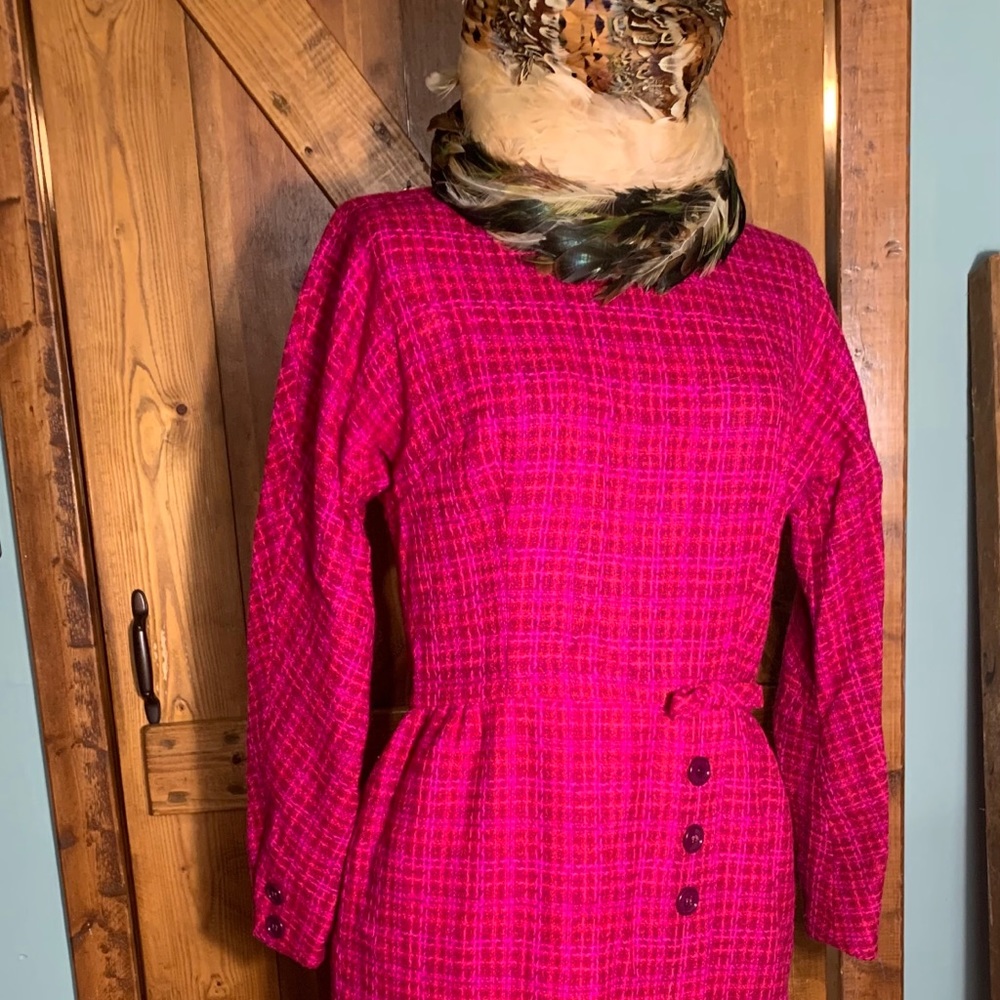 Vintage Jonathan Logan plaid dress